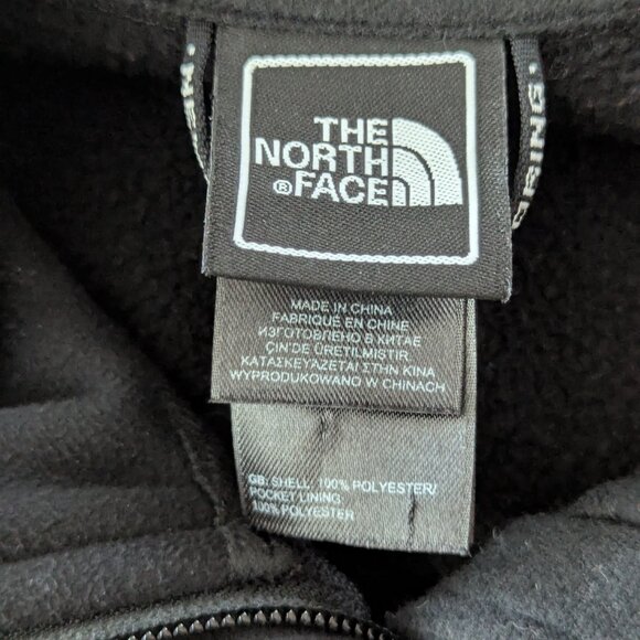 The North Face Fleece Jacket - Size Medium - Black Preowned - Picture 4 of 6